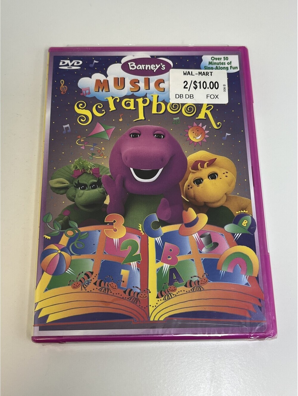 Barney's Musical Scrapbook DVD New Sealed Pink Keep-Case